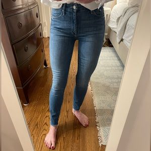 Mother denim Looker Ankle Fray